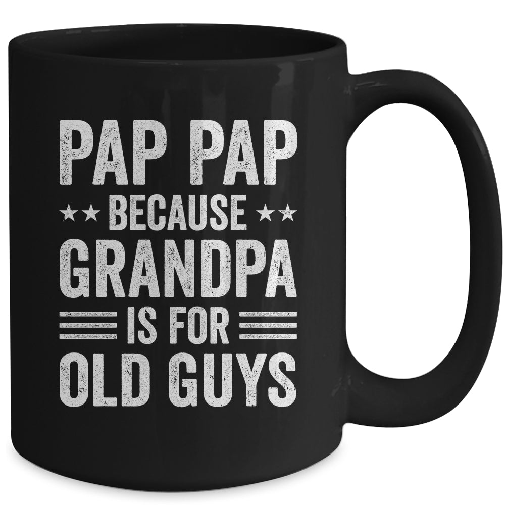 Funny Pap Pap Art For Grandpa From Grandkids Father's Day Mug | teecentury