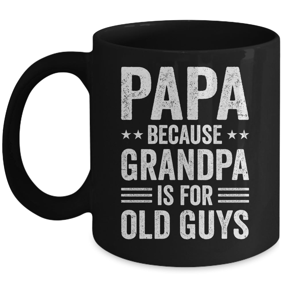 Funny Papa Art For Grandpa From Grandkids Father's Day Mug | teecentury