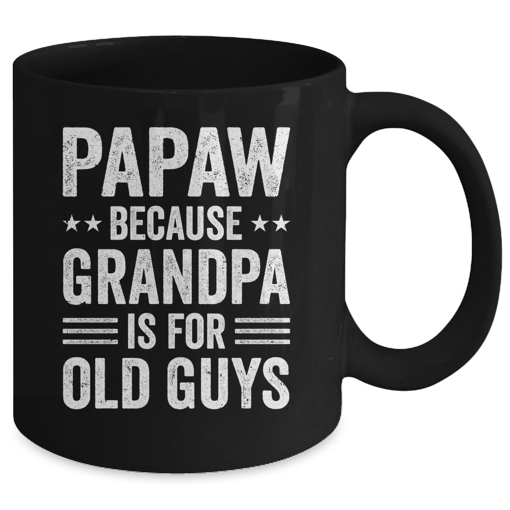 Funny Papaw Art For Grandpa From Grandkids Father's Day Mug | teecentury