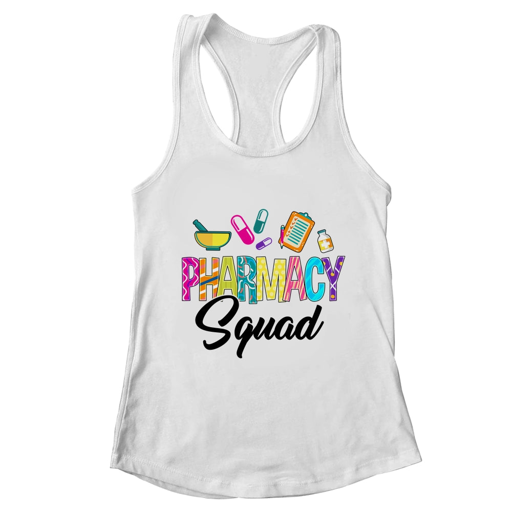 Funny Pharmacy Squad Tech Pharmacist Technician Healthcare Shirt & Tank Top | teecentury