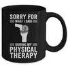 Funny Physical Therapy Surgery Recovery Knee Replacement Mug | teecentury