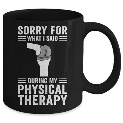 Funny Physical Therapy Surgery Recovery Knee Replacement Mug | teecentury