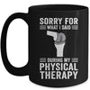 Funny Physical Therapy Surgery Recovery Knee Replacement Mug | teecentury