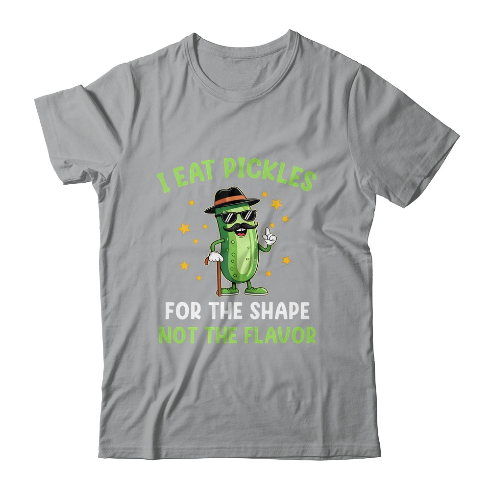 Funny Pickle I Eat Pickles For The Shape Inappropriate Meme Shirt & Tank Top | teecentury