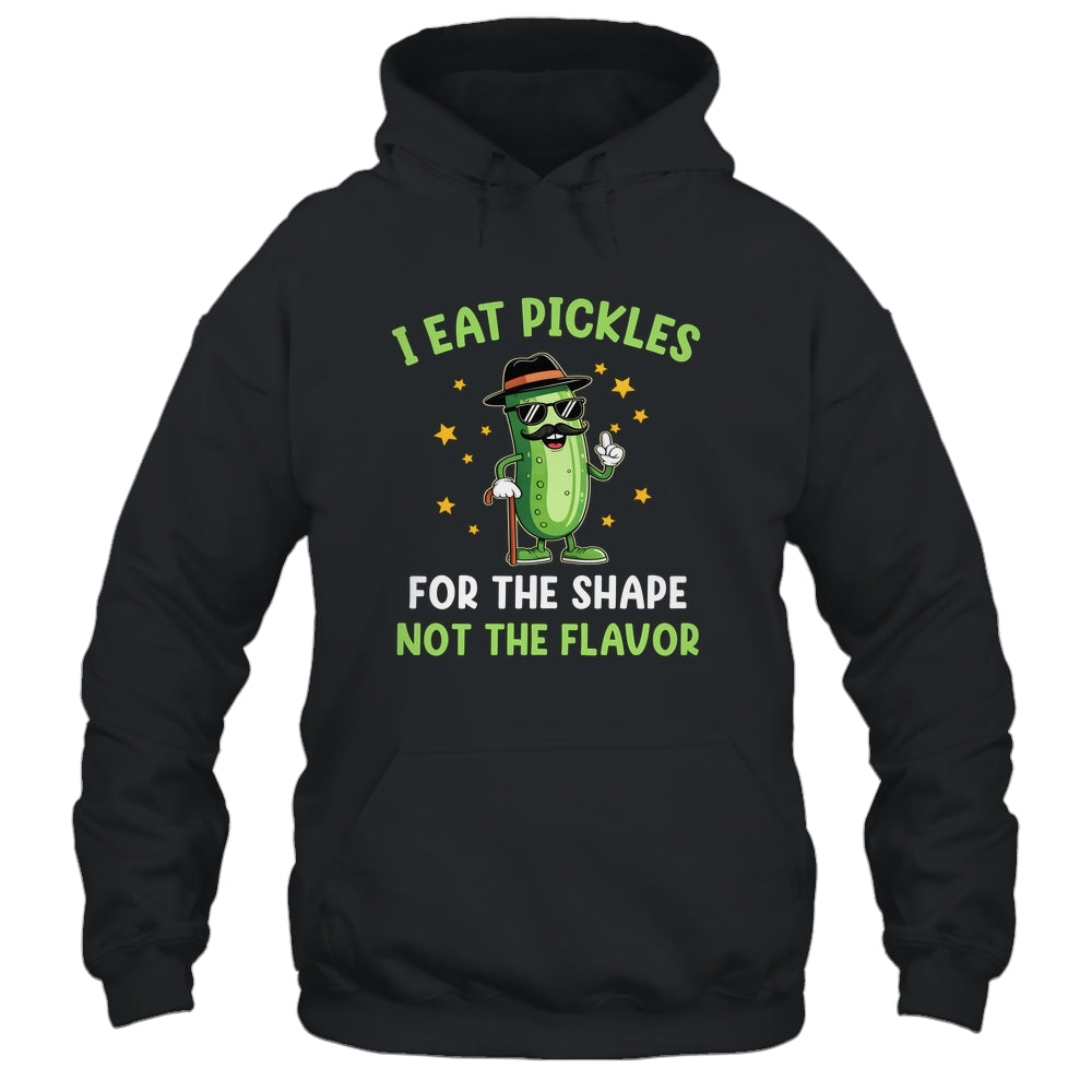 Funny Pickle I Eat Pickles For The Shape Inappropriate Meme Shirt & Tank Top | teecentury