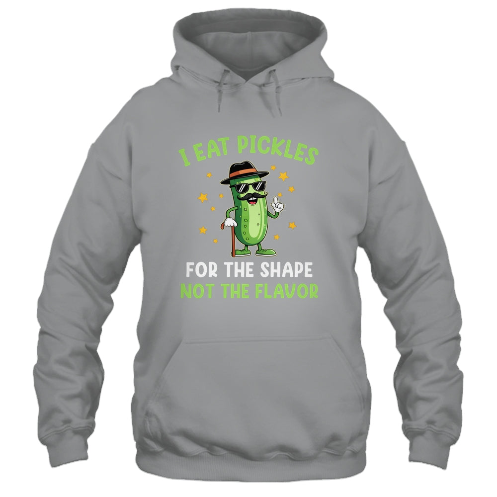 Funny Pickle I Eat Pickles For The Shape Inappropriate Meme Shirt & Tank Top | teecentury
