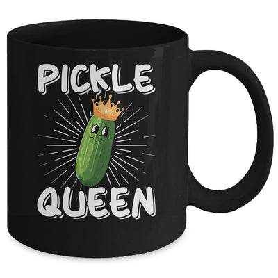 Funny Pickle Queen Art For Women Girls Cucumber Vegan Pickle Mug | teecentury