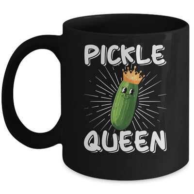 Funny Pickle Queen Art For Women Girls Cucumber Vegan Pickle Mug | teecentury