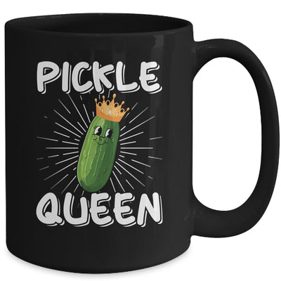 Funny Pickle Queen Art For Women Girls Cucumber Vegan Pickle Mug | teecentury