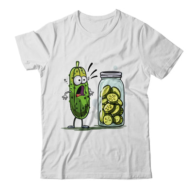 Funny Pickle Surprise A Cucumber And A Jar Of Sliced Pickles Shirt & Tank Top | teecentury
