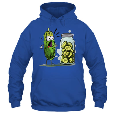 Funny Pickle Surprise A Cucumber And A Jar Of Sliced Pickles Shirt & Tank Top | teecentury