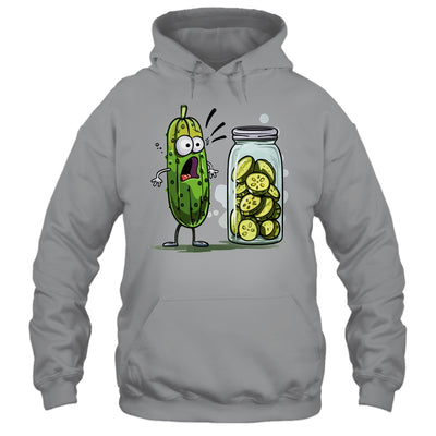Funny Pickle Surprise A Cucumber And A Jar Of Sliced Pickles Shirt & Tank Top | teecentury