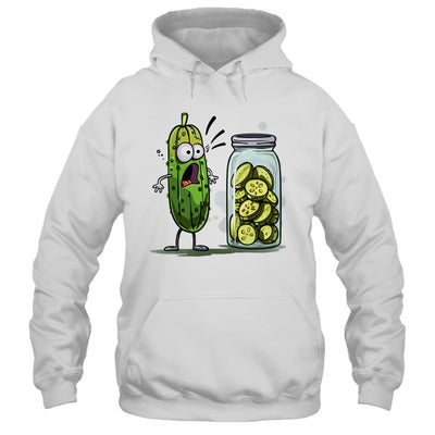 Funny Pickle Surprise A Cucumber And A Jar Of Sliced Pickles Shirt & Tank Top | teecentury