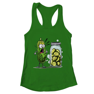 Funny Pickle Surprise A Cucumber And A Jar Of Sliced Pickles Shirt & Tank Top | teecentury