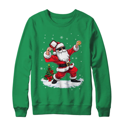 Funny Pickleball Christmas Santa Playing Pickleball Shirt & Sweatshirt | teecentury