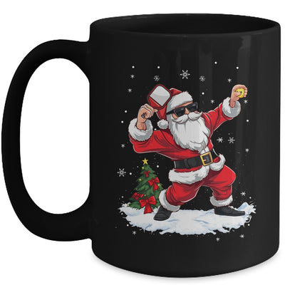 Funny Pickleball Christmas Santa Playing Pickleball Mug | teecentury