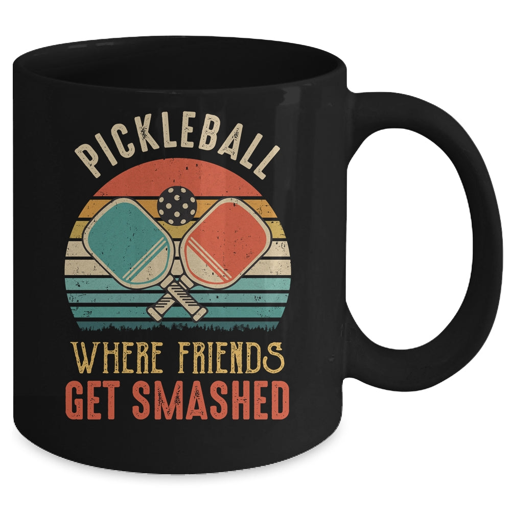 Funny Pickleball Paddle Pickleball Queen Women Retro Vintage Mug | teecentury