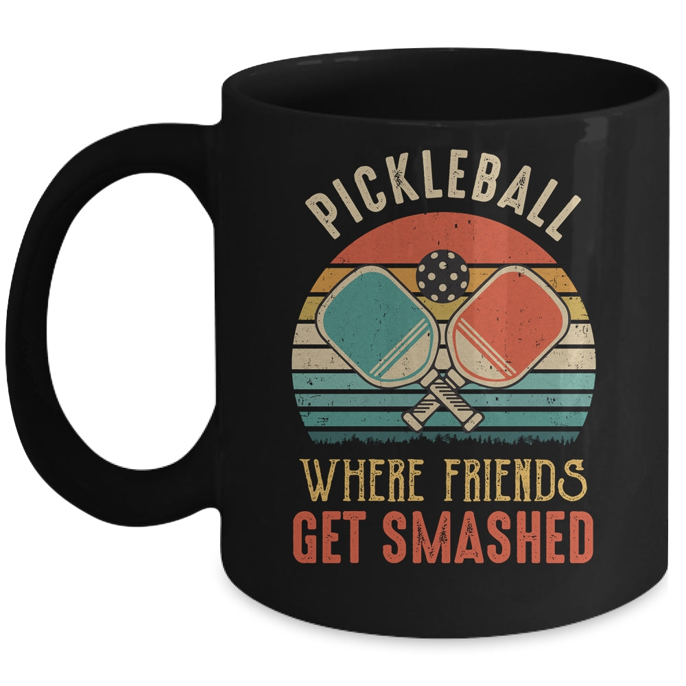 Funny Pickleball Paddle Pickleball Queen Women Retro Vintage Mug | teecentury