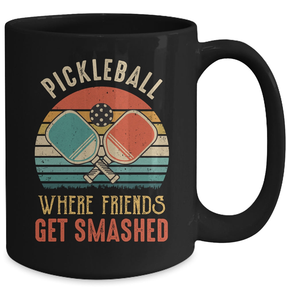 Funny Pickleball Paddle Pickleball Queen Women Retro Vintage Mug | teecentury