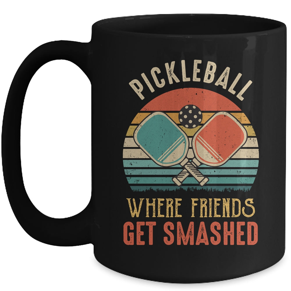 Funny Pickleball Paddle Pickleball Queen Women Retro Vintage Mug | teecentury
