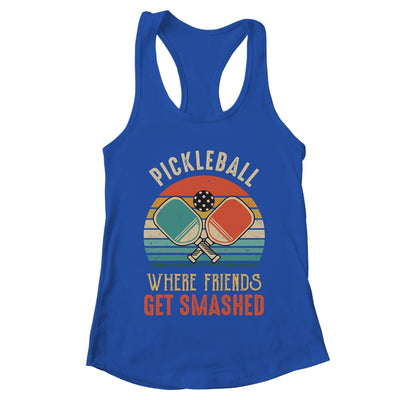 Funny Pickleball Paddle Pickleball Queen Women Retro Vintage Shirt & Tank Top | teecentury
