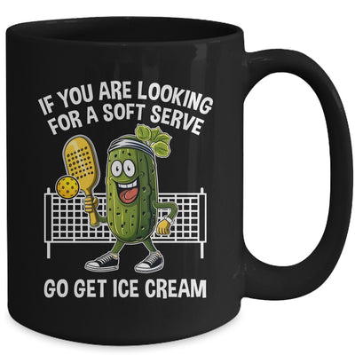 Funny Pickleball Player Paddleball Lover A Soft Serve Mug | teecentury