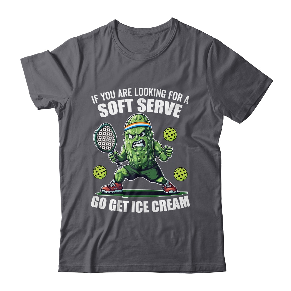 Funny Pickleball Player Pickle Tennis Soft Serve Ice Cream Shirt & Tank Top | teecentury