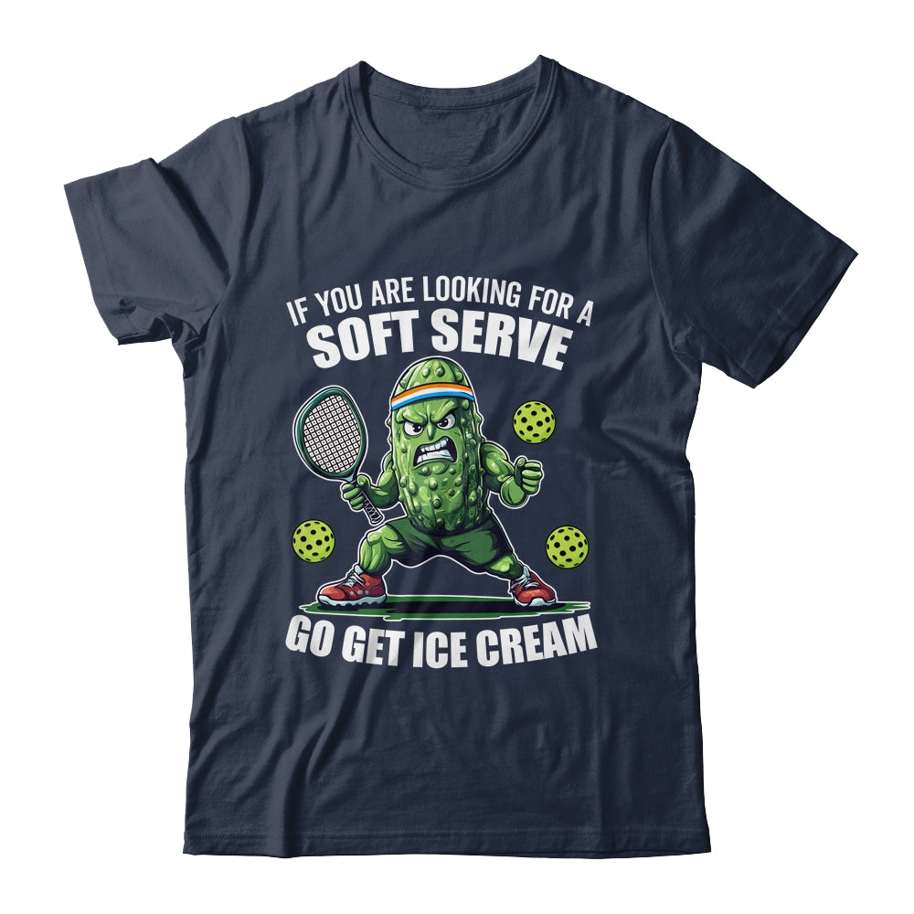 Funny Pickleball Player Pickle Tennis Soft Serve Ice Cream Shirt & Tank Top | teecentury