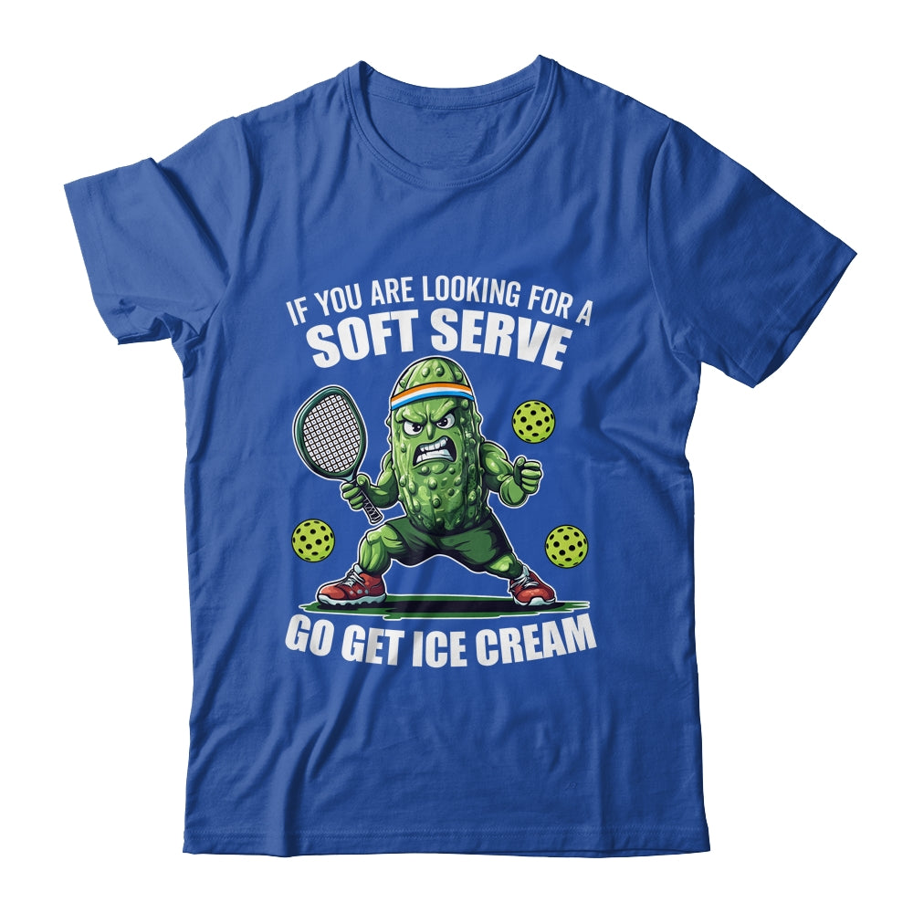 Funny Pickleball Player Pickle Tennis Soft Serve Ice Cream Shirt & Tank Top | teecentury