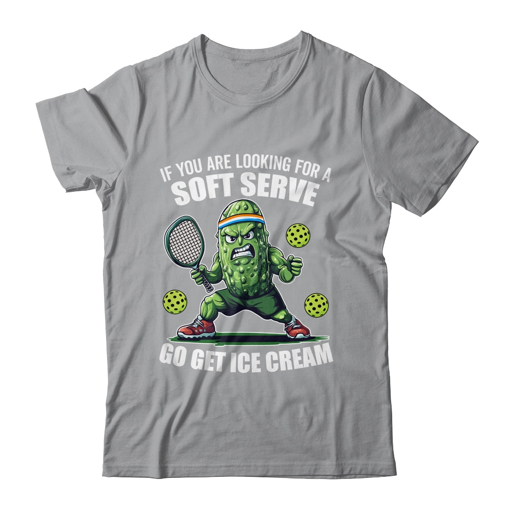 Funny Pickleball Player Pickle Tennis Soft Serve Ice Cream Shirt & Tank Top | teecentury