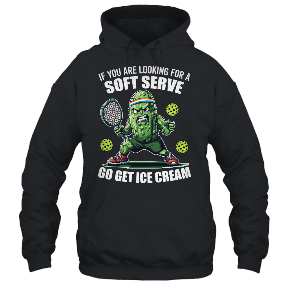Funny Pickleball Player Pickle Tennis Soft Serve Ice Cream Shirt & Tank Top | teecentury
