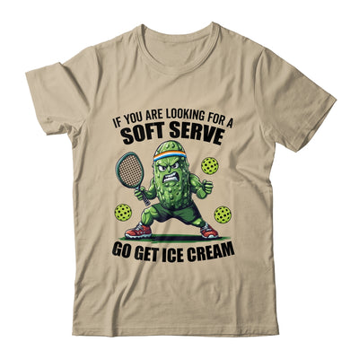 Funny Pickleball Playing Pickle Tennis Soft Serve Ice Cream Shirt & Tank Top | teecentury