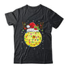 Funny Pickleball Reindeer Santa Hat Christmas Lights Holiday Shirt & Sweatshirt | teecentury