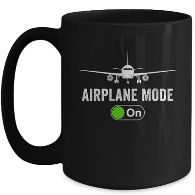 Funny Pilot And Flight Instructor Airplane Mode For Men Mug | teecentury