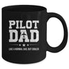 Funny Pilot Dad Fathers Day For Airplane And Aviation Lover Mug | teecentury
