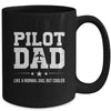 Funny Pilot Dad Fathers Day For Airplane And Aviation Lover Mug | teecentury