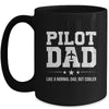 Funny Pilot Dad Fathers Day For Airplane And Aviation Lover Mug | teecentury