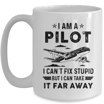 Funny Pilot Design For Men I Am A Pilot Aircraft Airplane Mug | teecentury