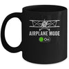 Funny Pilot Flying Airplane Mode For Men Women Mug | teecentury