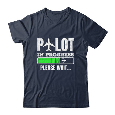Funny Pilot In Progress Funny Future Pilot Aviation Airplane Shirt & Hoodie | teecentury