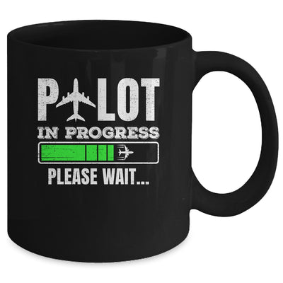 Funny Pilot In Progress Funny Future Pilot Aviation Airplane Mug | teecentury