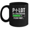 Funny Pilot In Progress Funny Future Pilot Aviation Airplane Mug | teecentury