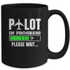 Funny Pilot In Progress Funny Future Pilot Aviation Airplane Mug | teecentury