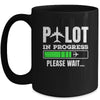 Funny Pilot In Progress Funny Future Pilot Aviation Airplane Mug | teecentury