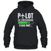 Funny Pilot In Progress Funny Future Pilot Aviation Airplane Shirt & Hoodie | teecentury