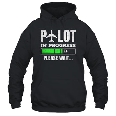 Funny Pilot In Progress Funny Future Pilot Aviation Airplane Shirt & Hoodie | teecentury