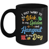 Funny Plants Gardening Lover Gardener Garden Dog Lover Women Mug | teecentury