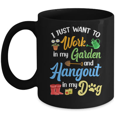 Funny Plants Gardening Lover Gardener Garden Dog Lover Women Mug | teecentury