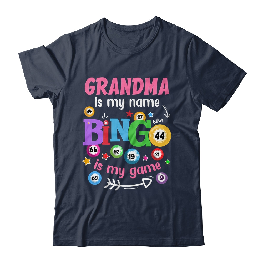 Funny Player Grandma Is My Name Bingo Is My Game Yell Bingo Shirt & Tank Top | teecentury