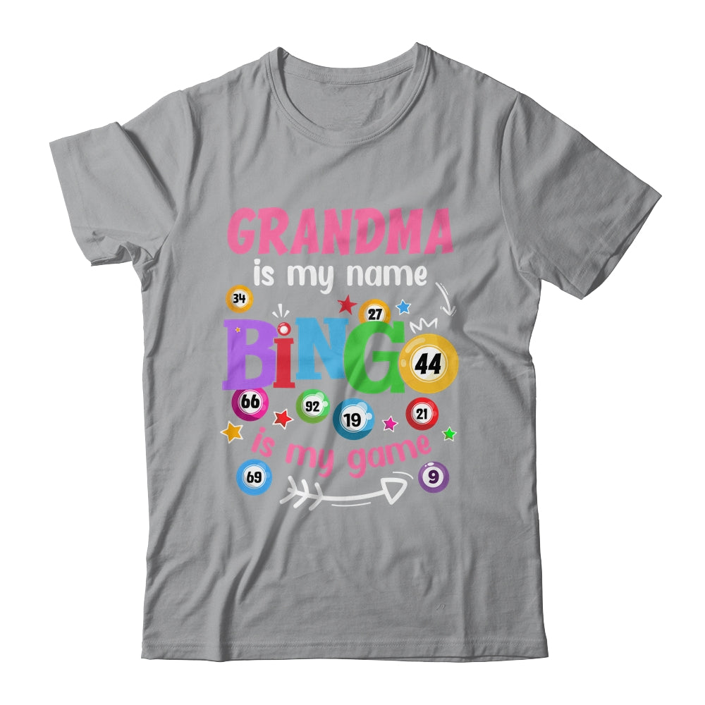 Funny Player Grandma Is My Name Bingo Is My Game Yell Bingo Shirt & Tank Top | teecentury